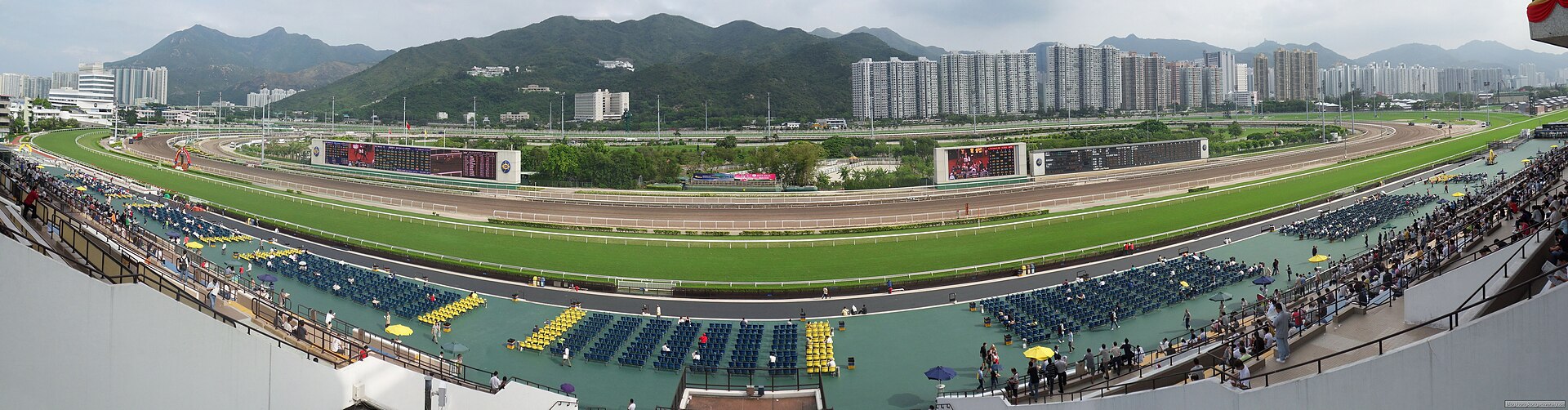 香港マイルの舞台となるシャティン競馬場
