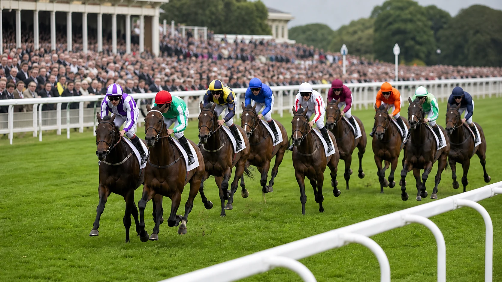 海外競馬の芝レースイメージ